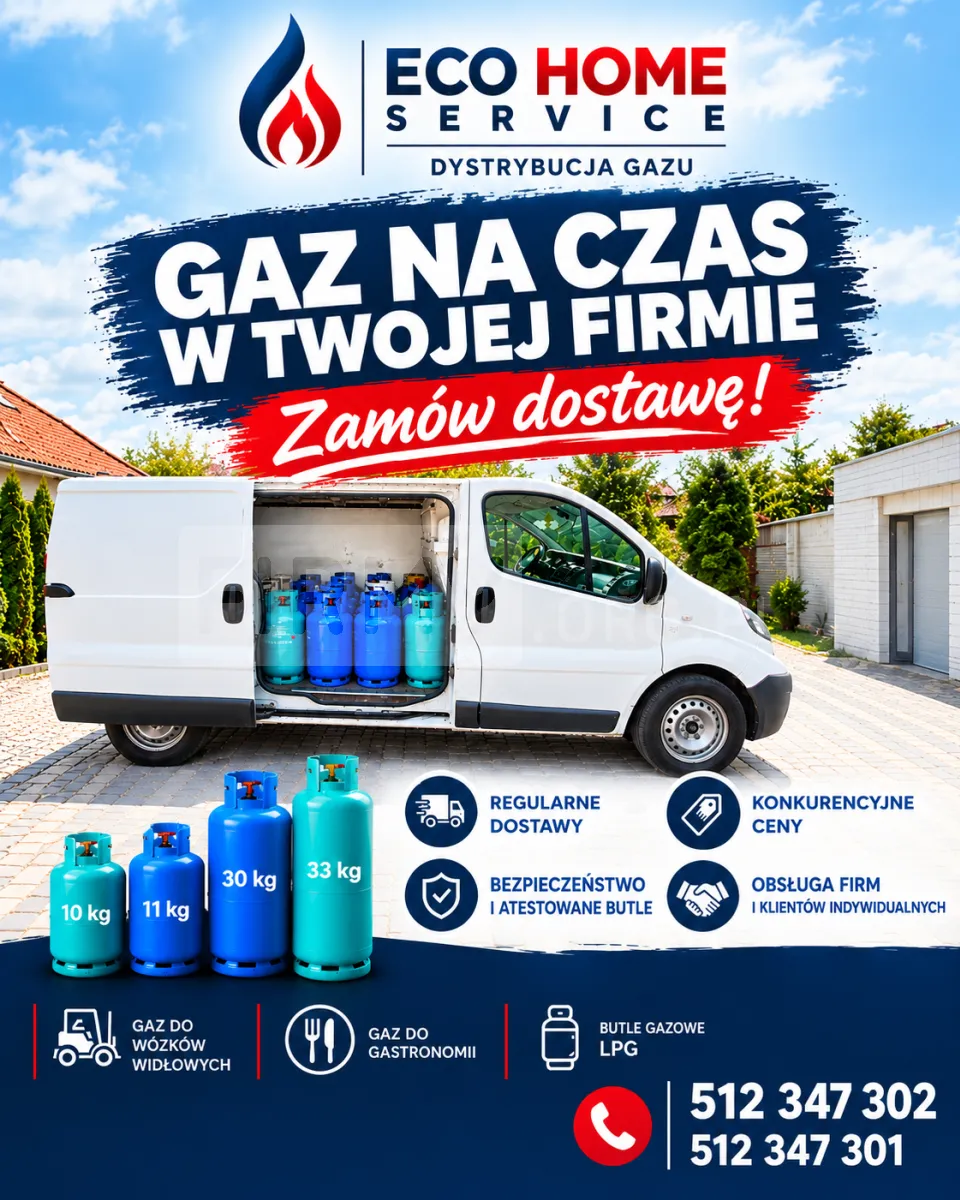  Eco Home Service - Dystrybucja Gazu w butlach